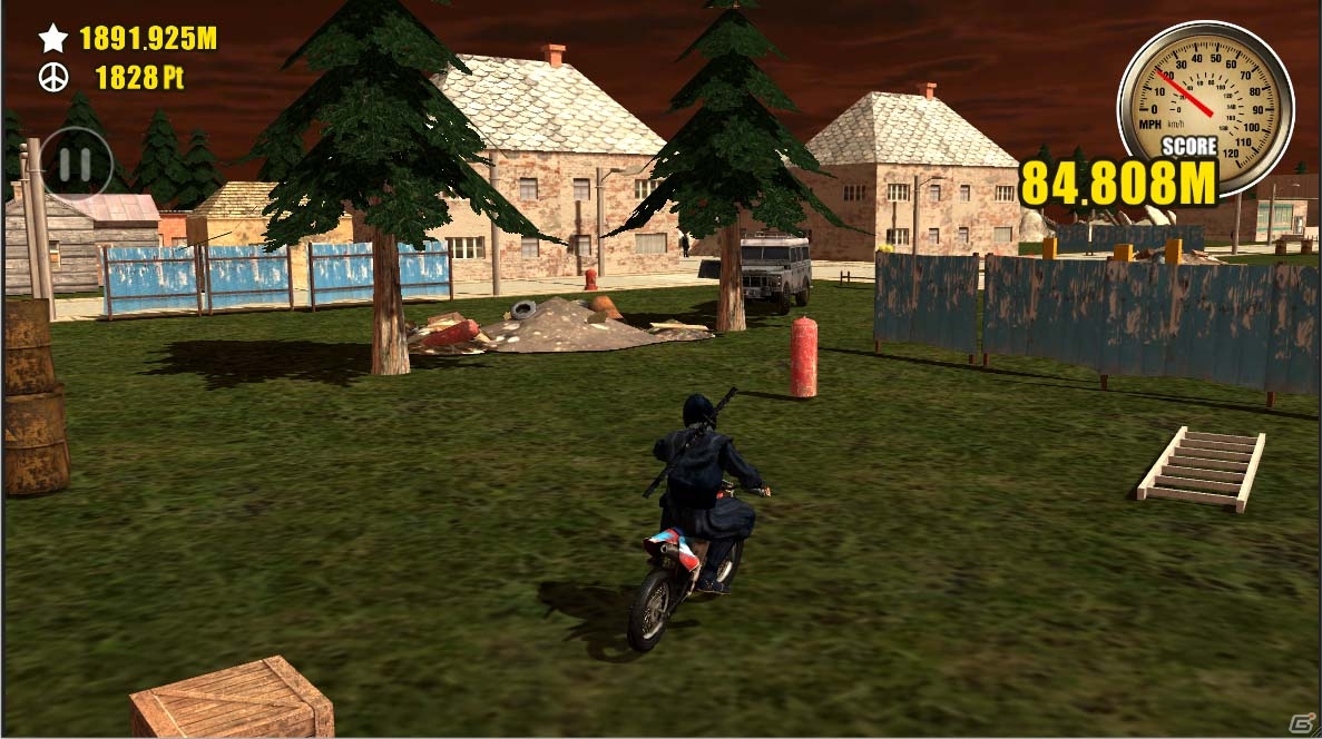 愛と平和を手に入れろ！戦場をバイクで逃げまくる脱走兵シミュレーター「Deserter Simulator」がSteamにて配信の画像14