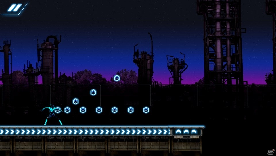 赤と青のカラーチェンジがカギを握る！PS Vita向けスピードランアクション「POLARA」が配信の画像5