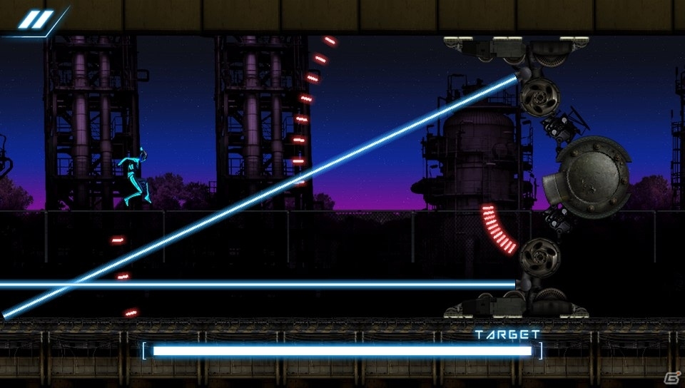 赤と青のカラーチェンジがカギを握る！PS Vita向けスピードランアクション「POLARA」が配信の画像8