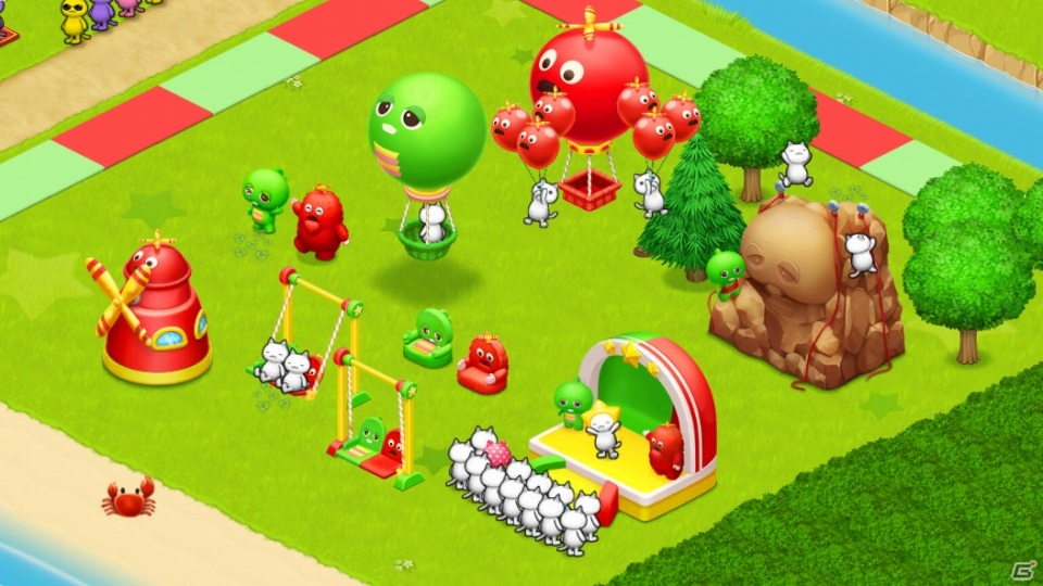 iOS/Android「ほしの島のにゃんこ」ガチャピン・ムックが島へ遊びにやってくる！ここでしか聞けない録り下ろしボイスもの画像4