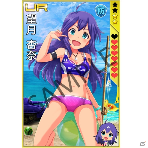 iOS/Android「しんぐんデストロ～イ！」望月杏奈、高坂海美、七尾百合子が水着姿で登場！「アイドルマスター ミリオンライブ！」コラボ第3弾が開始の画像2