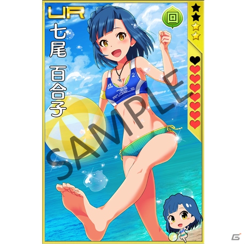 iOS/Android「しんぐんデストロ～イ！」望月杏奈、高坂海美、七尾百合子が水着姿で登場！「アイドルマスター ミリオンライブ！」コラボ第3弾が開始の画像4
