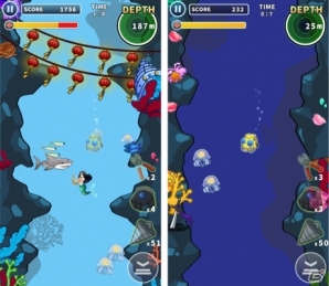 激ムズの深海へ出発！iOS/Android「激ムズ潜水艦 Deep Deep Diver」が配信開始の画像2