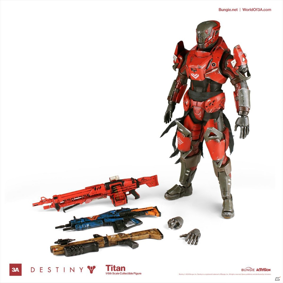 「Destiny」より重装甲の戦士“タイタン”が1/6スケールのフル可動フィギュアで登場！の画像1