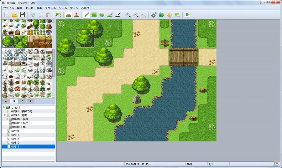スマートフォンやMacなどのマルチデバイスに対応したPC向けRPG制作ツール「RPGツクール MV」が2015年内に発売！の画像11