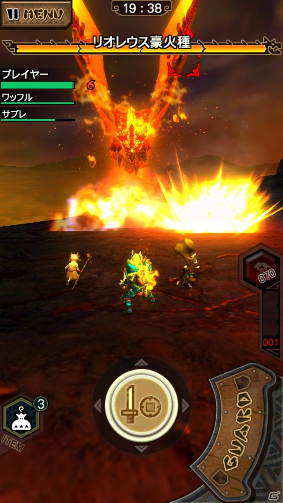 iOS/Android「モンスターハンター エクスプロア」事前登録受付が開始！未知なる特殊種・リオレウス豪火種の生態が明らかにの画像2