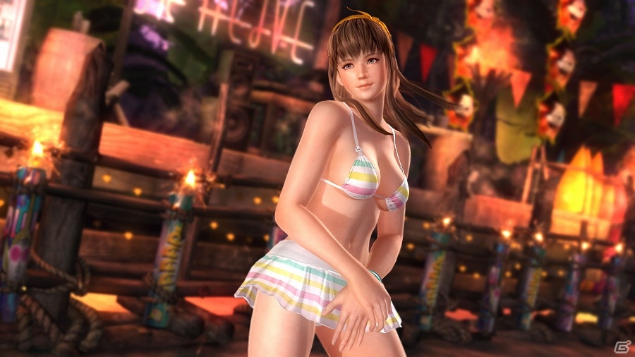 「DEAD OR ALIVE 5 Last Round」キュートな縞模様の水着コスチュームが追加される「ラブリーサマーコスチューム 2015」が配信開始！の画像8