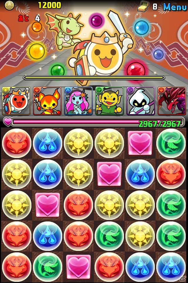 iOS「太鼓の達人プラス」と「パズル＆ドラゴンズ」がコラボ！楽曲の配信やコラボダンジョンが復刻開催の画像8
