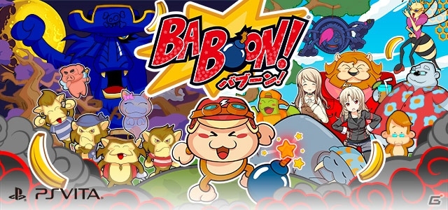 海賊バブーンから島のバナナをとりかえせ！PS Vita向けボムジャンプアクション「BABOON！」が配信開始の画像1