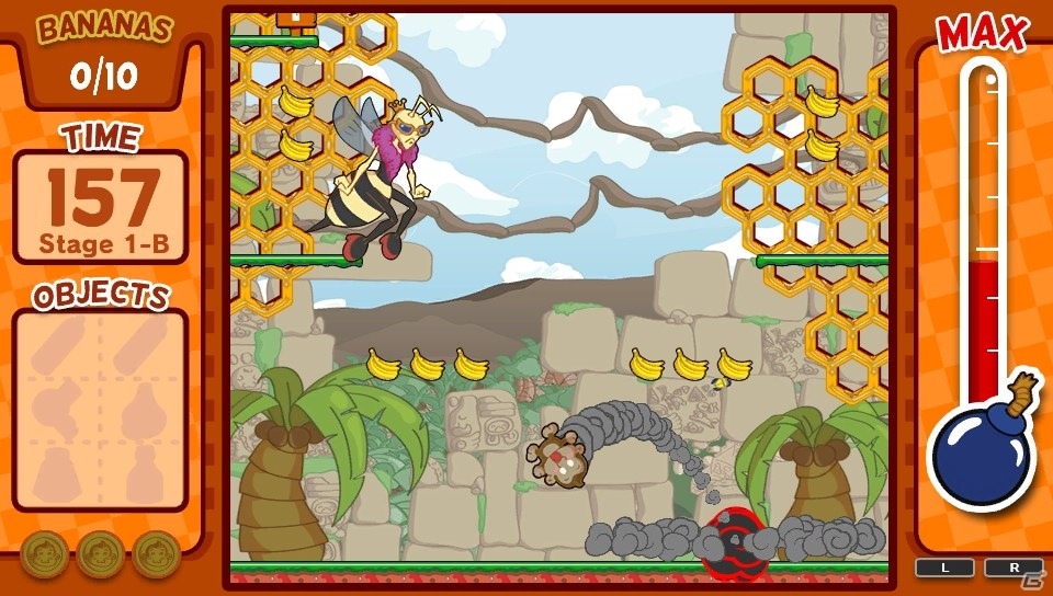 海賊バブーンから島のバナナをとりかえせ！PS Vita向けボムジャンプアクション「BABOON！」が配信開始の画像5