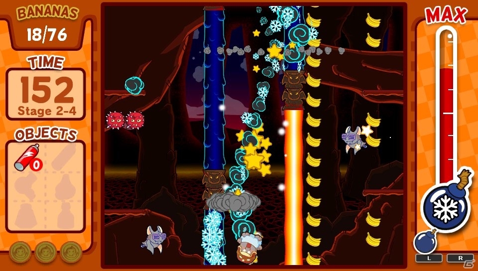 海賊バブーンから島のバナナをとりかえせ！PS Vita向けボムジャンプアクション「BABOON！」が配信開始の画像9