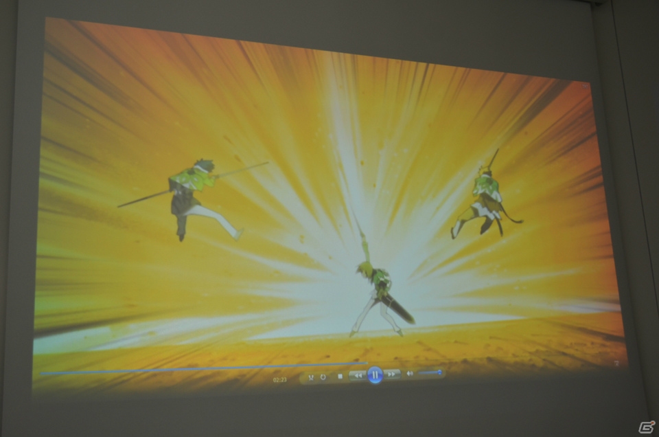 プレミアムアニメーションが初上映！実機によるデモプレイも行われた「ザクセスヘブン」完成披露会をレポートの画像37