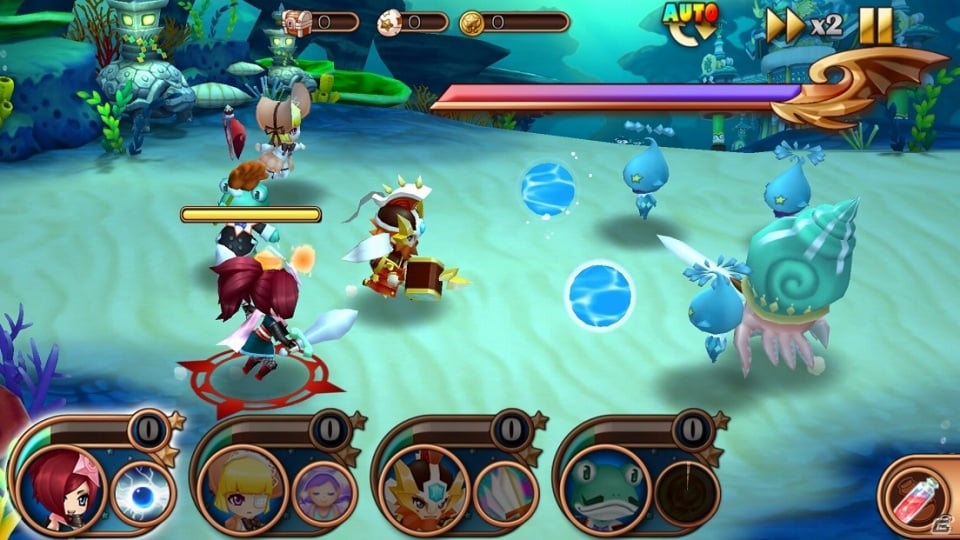iOS/Android「DivinaCute」新キャラ・乙姫が手に入るステージ「竜宮城」が登場！進化用キャラがもらえるキャンペーンも開催の画像2