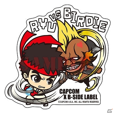 「CAPCOM×B-SIDE LABEL ステッカーL STREET FITGHER」が10月29日に発売の画像1