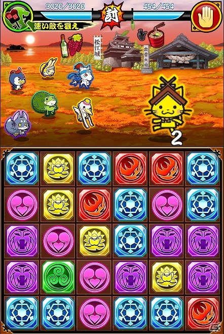 Mobage「戦国パズル!!あにまる大合戦」島根県観光キャラクター「しまねっこ」とのコラボイベントが実施の画像5