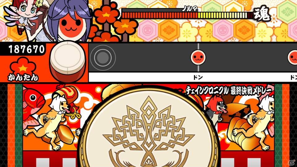 「太鼓の達人プラス」＆「太鼓の達人★新曲取り放題！」が「チェインクロニクル ～絆の新大陸～」とコラボ！の画像4