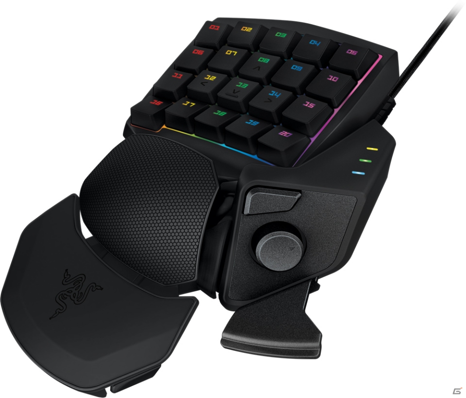 Chromaライト機能を搭載したゲーミングキーパッド「Razer Orbweaver Chroma」が発表の画像2