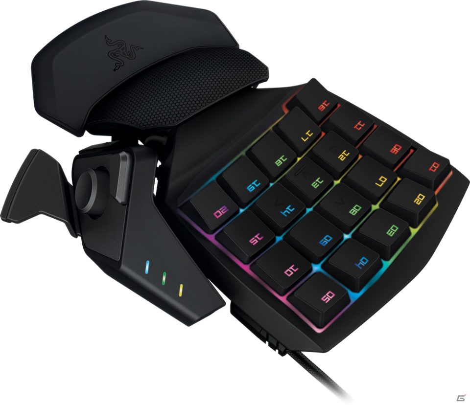 Chromaライト機能を搭載したゲーミングキーパッド「Razer Orbweaver Chroma」が発表の画像3