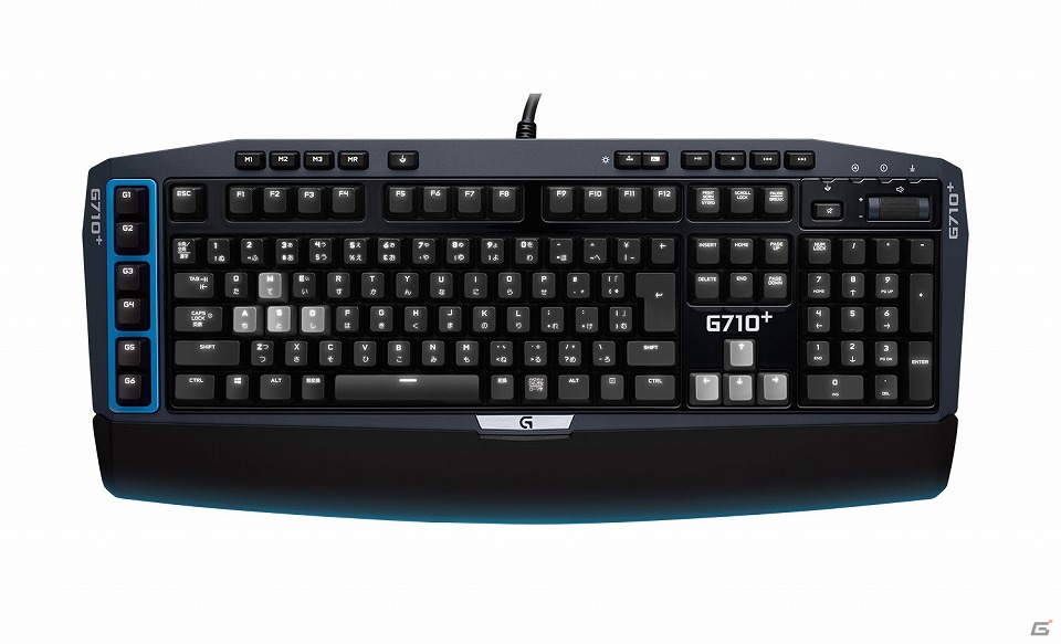 軽やかで確実なクリック感のあるメカニカルキーを採用した「ロジクール G710＋ メカニカル ゲーミング キーボード(青軸)」が8月27日に発売！の画像1