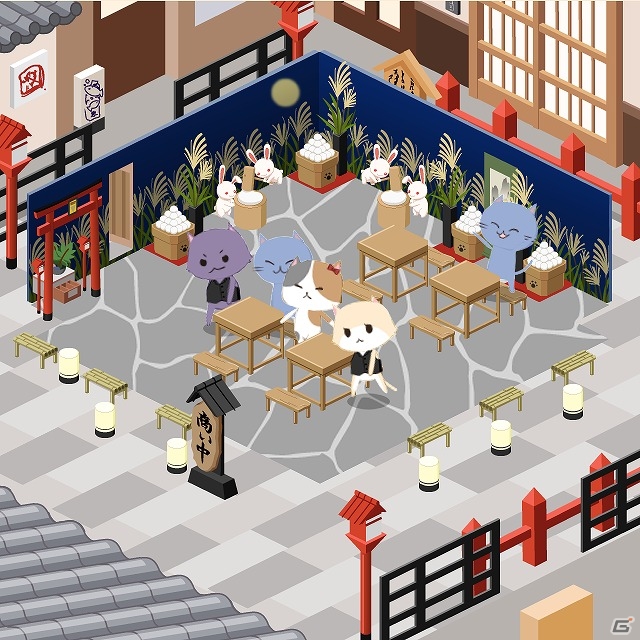 ねこが働く自給自足のレストランゲーム「おさかにゃレストラン」がAmebaにて配信開始！多彩な家具がもらえるサービス開始記念ログインボーナスも実施の画像3