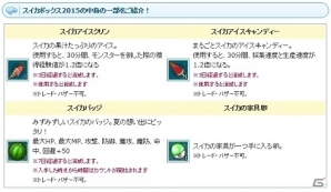 PS3/PC「エンジェルラブオンライン」イベント「スイカ祭り2015」開催＆海にちなんだPDが手に入る「夏の水泳卵」が販売開始！の画像4