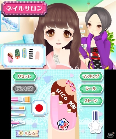 18ブランドのコーデが楽しめる3DS「ニコ☆プチ ガールズランウェイ」が2015年11月12日に発売決定の画像4