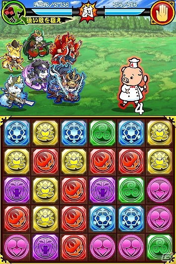 Mobage「戦国パズル!!あにまる大合戦」エースコックのイメージキャラクター「こぶた」とのコラボイベントが9月1日より開催！の画像2