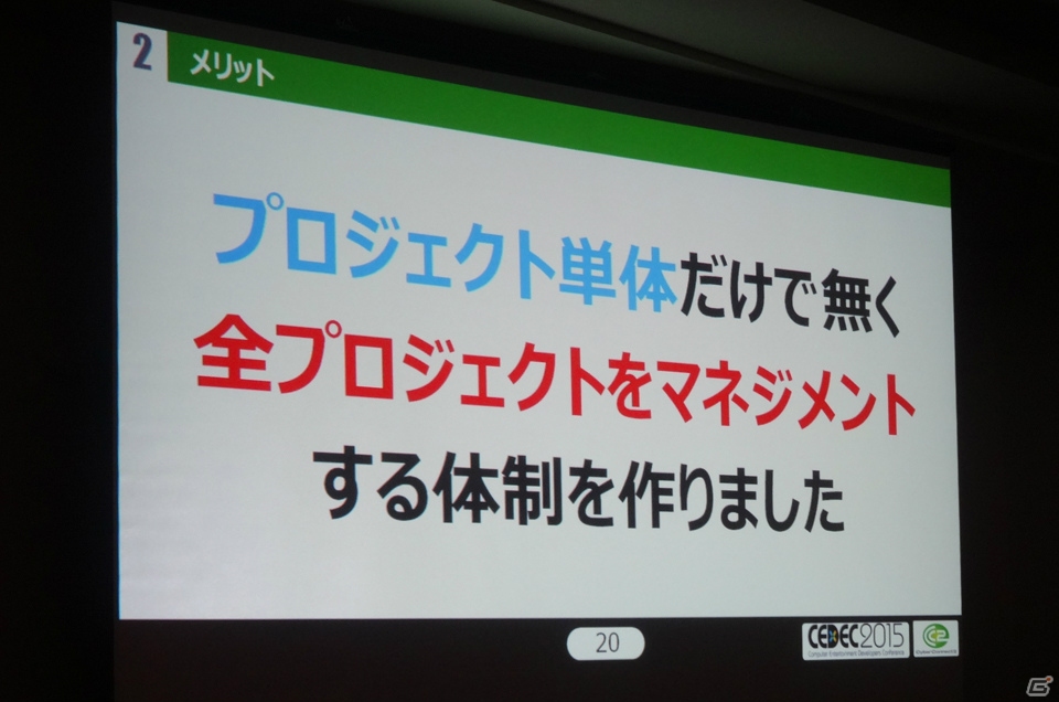 【CEDEC 2015】「制作進行」によってゲーム開発は劇的に変化する？サイバーコネクトツー山岡寛典氏のセッション「『制作進行』でゲーム開発“見える化”」をレポートの画像7