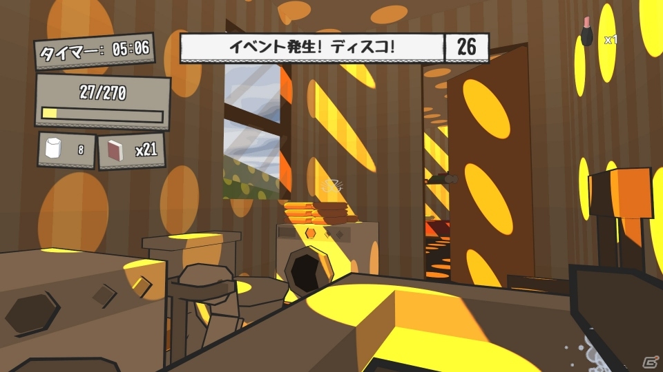 ジャンプ！突撃！ネコパンチ！部屋をちらかすネコ・シミュレーター「にゃんコラテラル・ダメージ」がSteamにて配信の画像2