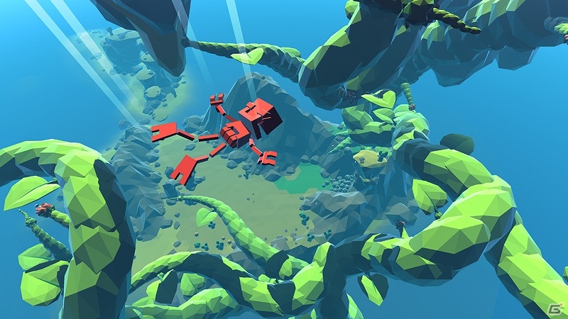 おかしな動植物たちが生息する美しい浮島の世界が舞台のアドベンチャーゲーム「Grow Home」がPS4向けに配信開始の画像3