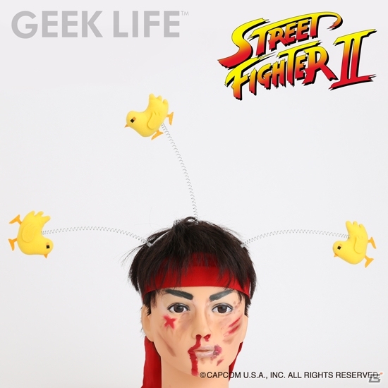 あの“ピヨり”がアクセになった！「ストリートファイターII ピヨるカチューシャ」がGEEK LIFEより発売決定の画像1