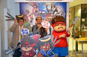 コラボレーションアニメも放映された「戦国BASARA×秘密結社 鷹の爪コラボ展～戦国の英雄とSHIROZEME～」の内覧会をレポートの画像33