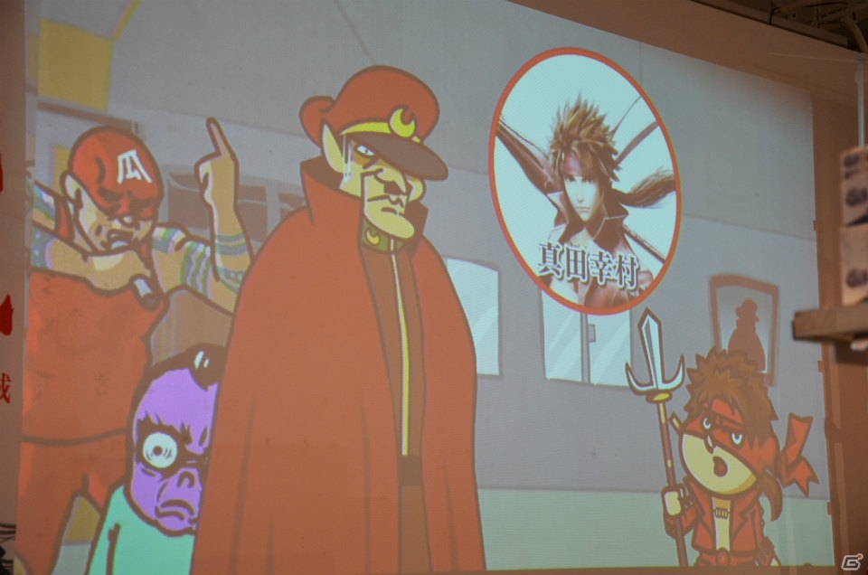 コラボレーションアニメも放映された「戦国BASARA×秘密結社 鷹の爪コラボ展～戦国の英雄とSHIROZEME～」の内覧会をレポートの画像28