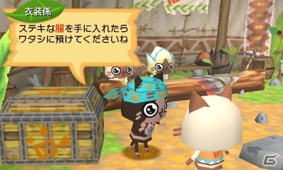 3DS「モンハン日記 ぽかぽかアイルー村DX」レースや占いが楽しめる「プーギーパーク」が開園！着せ替えてくれる衣装係も紹介の画像23
