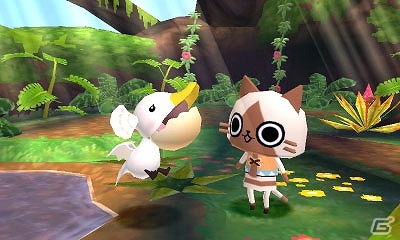 3DS「モンハン日記 ぽかぽかアイルー村DX」モンスターベビーたちの見た目が変化する新システムを紹介！「モンスターハンター4G」からの引き継ぎ特典も公開の画像6