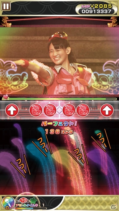 Android版「しゃちほこ～る」が配信開始―アイドルグループ・チームしゃちほこのライブ映像で遊べるリズムゲームの画像9
