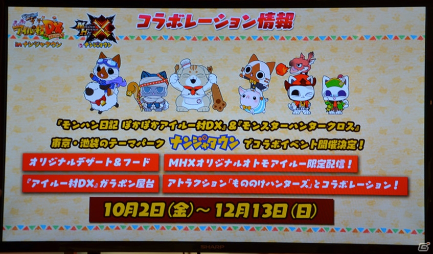 「ナンジャタウン」などとのコラボが決定！「モンハン日記 ぽかぽかアイルー村DX」発売記念イベントをレポート―ゲームソフト＆グッスもプレゼントの画像8