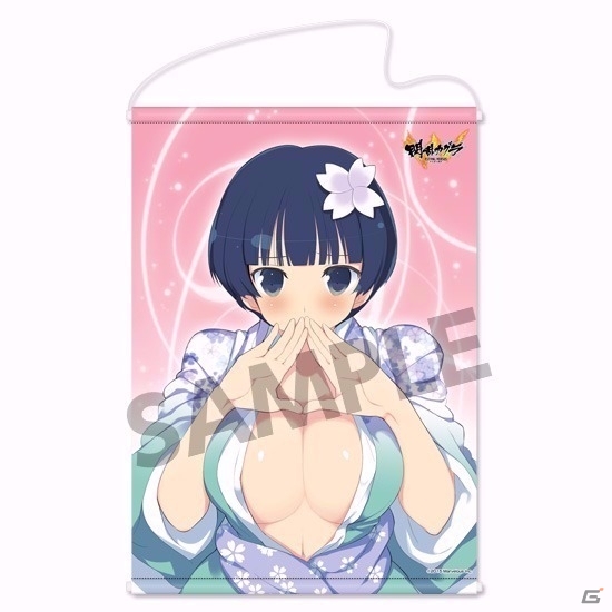 「閃乱カグラ 夜桜 おっぱいマウスパッド＆抱き枕カバー」予約受付がスタートの画像3