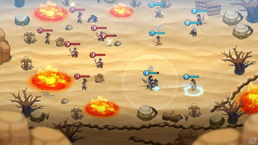 iOS/Android「フィンガーナイツ」6つのクラスの特徴＆戦略バトルを紹介！ギフトカードが当たるTwitterキャンペーンも開催の画像20