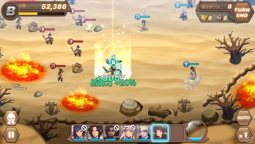 iOS/Android「フィンガーナイツ」6つのクラスの特徴＆戦略バトルを紹介！ギフトカードが当たるTwitterキャンペーンも開催の画像21