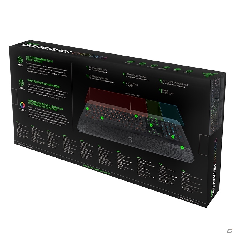 1680万色のライティングを搭載したRazer製ゲーミングキーボード＆e-sportsアスリート用ゲーミングマウスが9月30日に発売の画像7