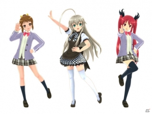 PS Vita「ミラクルガールズフェスティバル」アニメの特徴を活かしたライブ演出をチェック!「のうりん」「ニャル子さんF」「アルペジオ」の収録曲&デザインも紹介の画像10