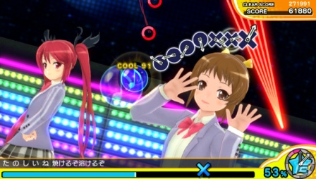 PS Vita「ミラクルガールズフェスティバル」アニメの特徴を活かしたライブ演出をチェック！「のうりん」「ニャル子さんF」「アルペジオ」の収録曲＆デザインも紹介の画像11