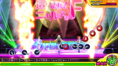 PS Vita「ミラクルガールズフェスティバル」アニメの特徴を活かしたライブ演出をチェック！「のうりん」「ニャル子さんF」「アルペジオ」の収録曲＆デザインも紹介の画像13