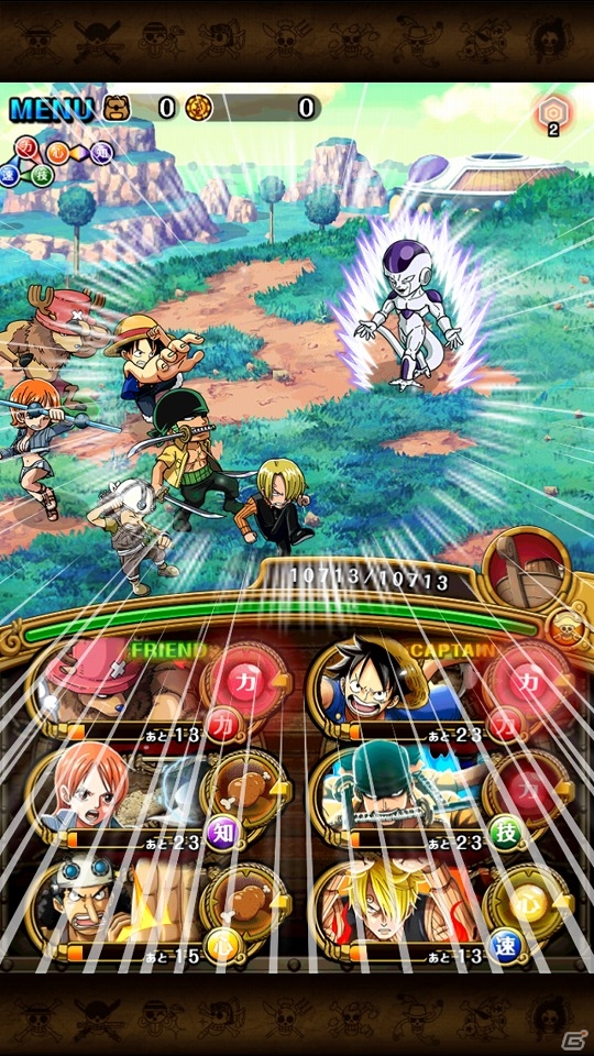 iOS/Android「ONE PIECE トレジャークルーズ」と「ドラゴンボールZ ドッカンバトル」がコラボ！“最凶”と“最恐”の侵略キャンペーンも実施の画像3