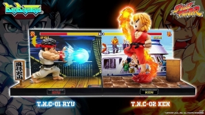 「ストリートファイター」ゲーム中イメージを再現したLEDサウンド付リュウとケンのフィギュアが10月下旬に発売の画像2