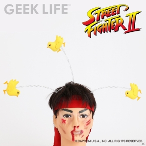 「ストリートファイターII ピヨるカチューシャ」が9月下旬に登場！TGS2015カプコン物販ブースにて先行発売が決定の画像1