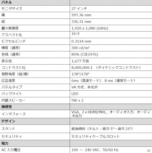 Dell、27インチ曲面ワイドモニタ「SE2716H」を発売―鮮明な高画質＆目への負荷を減らす設計を両立の画像2
