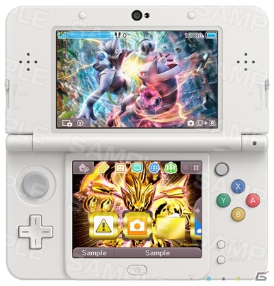 ミュウツーを描いた3DS用テーマ「ポケモン メガミュウツー＆BREAK進化