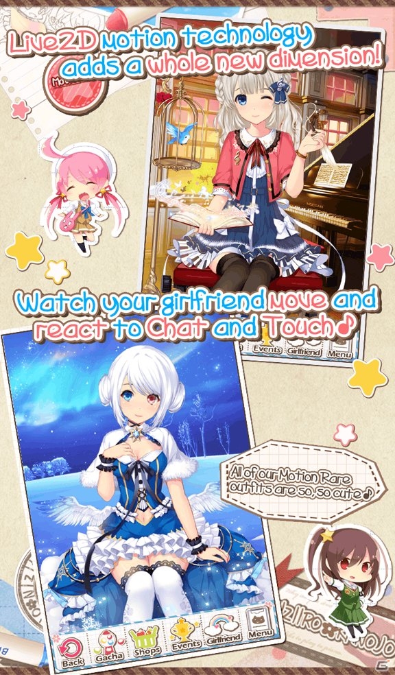 「虹色カノジョ2d」の海外版「Dream Girlfriend」が世界10ヶ国にて配信開始の画像2